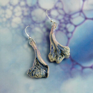 Floral Drop Ceramic Earrings