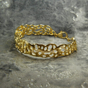 Organic Gold Lace Bracelet