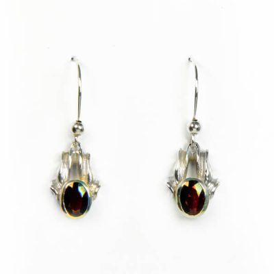 925 sterling silver gemstone earrings