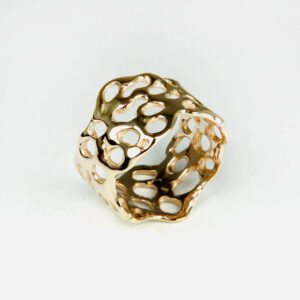 Wide Solid Gold Ring
