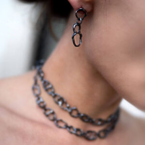 Silver Chain Earrings
