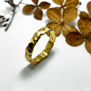 Organic gold ring III