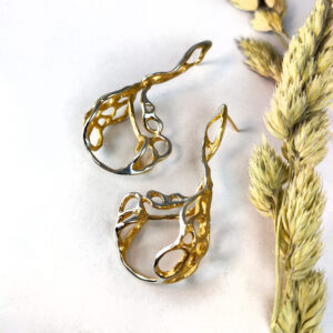 Gold dangle earrings,Delicate earrings,Statement earrings,Contemporary jewelry,Dangle earrings,Unique earrings,Elegant earrings,Gold jewelry