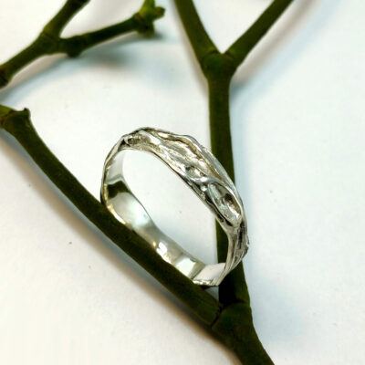 Wedding ring,Twig ring,Mens wedding band,White gold ring,tree ring, 14k gold ring,Organic gold ring, gold band,mens ring,unique wedding ring