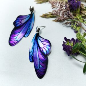 Royal Blue Butterfly Earrings