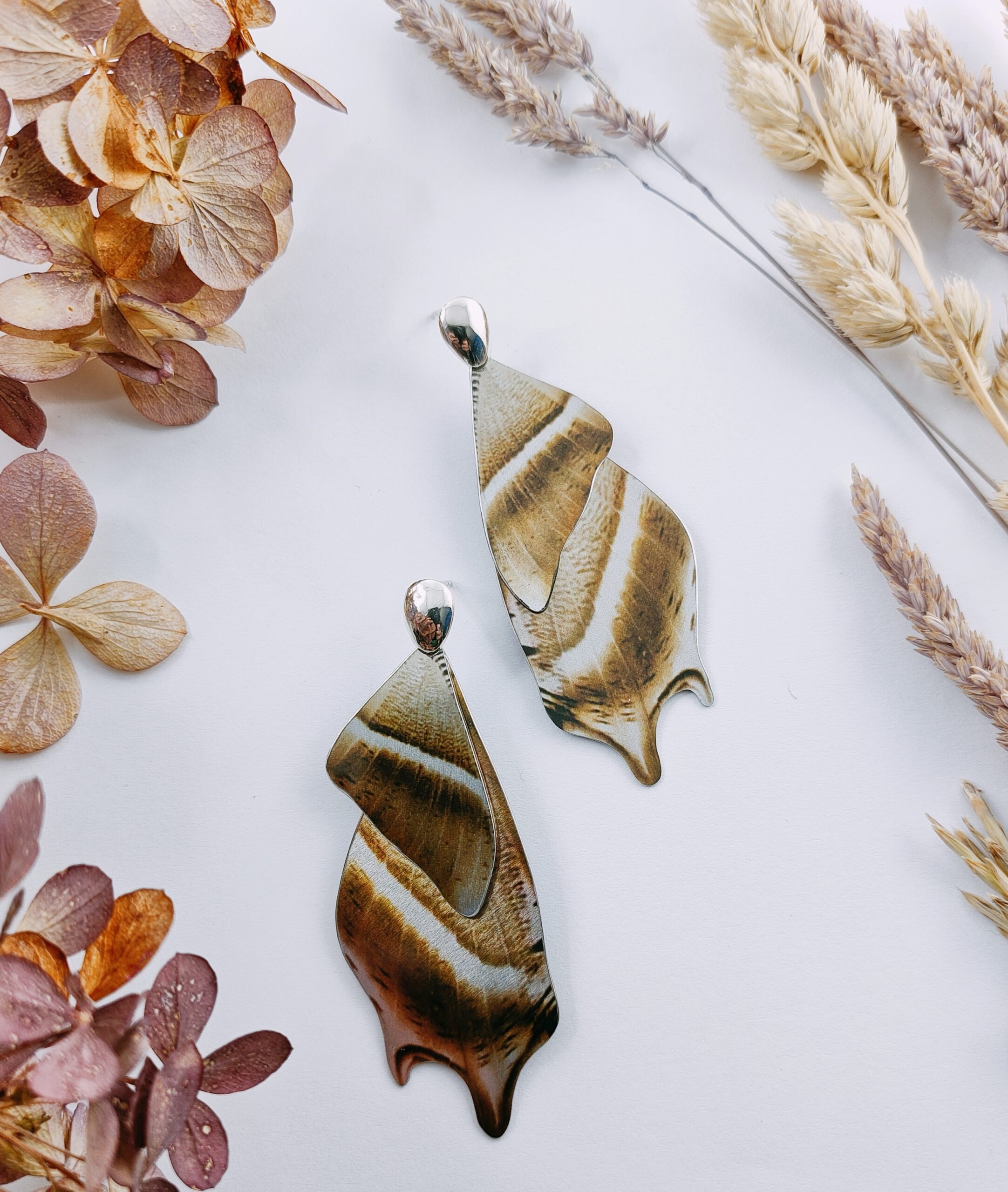 Tropical Swallowtail Moth Earrings